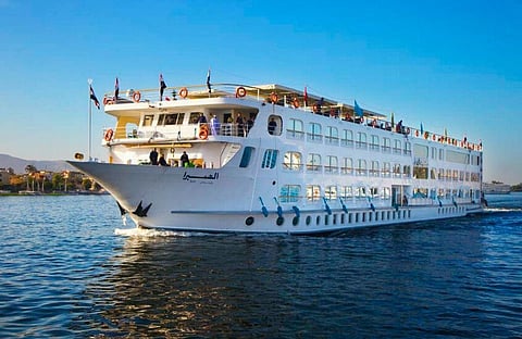 السفن السياحية في نهر النيل بالأقصر