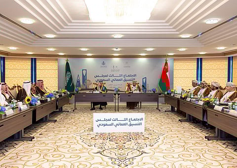 وزير الخارجية يلتقي نظيره العُماني ويترأسان الاجتماع الثالث لمجلس التنسيق السعودي العُماني