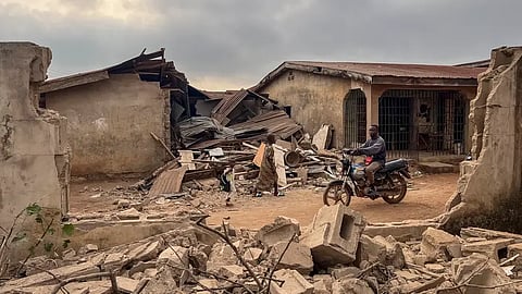 أضرار سببتها الغارات الأمريكية على نيجيريا