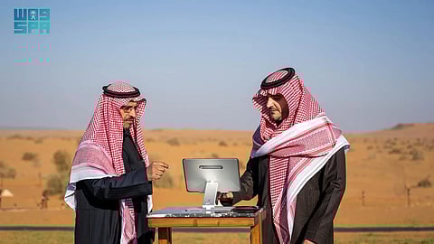 الأمير عبدالعزيز بن سعود يدشّن المشتل المركزي ومحطة البذور البرية بمحمية الملك سلمان