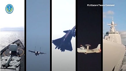 "مهمة العدالة 2025".. الصين تحاصر تايوان بمناورات غير مسبوقة