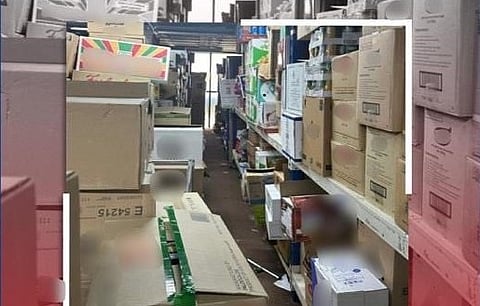 صور توثّق مخالفة تخزين خطيرة.. والدفاع المدني يضبط المنشأة ويُطبّق العقوبة