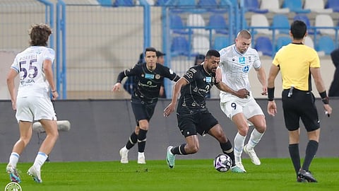 جانب من لقاء الأخدود وضمك