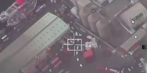 التحالف ينشر مقطع فيديو يوثّق وصول سفينتين محمّلتين بالأسلحة من ميناء الفجيرة إلى ميناء المكلا