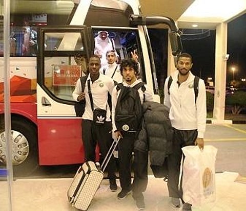 الأخضر الأولمبي يصل مسقط