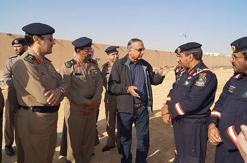 فريق البحث والإنقاذ السعودي يستعد بفرضية للتصنيف الدولي الثقيل