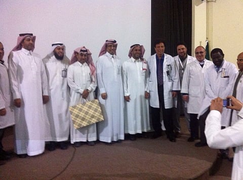 مستشفى الأمير سلمان ينظم حفل توديع لـ "الحازمي"