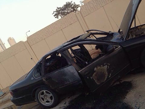 معاق: مدير مرور رفحاء استفزني فأحرقت سيارتي قهراً