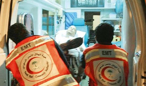 "هـلال تبـوك" باشـرت 9 إصابات وحالتَي وفاة أمس السبت