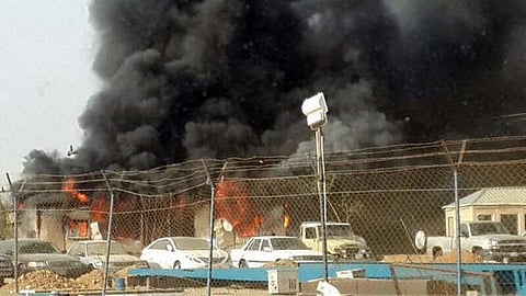 البسامي: سيارات العملاء لم تتأثر بحريق المجمع بجازان