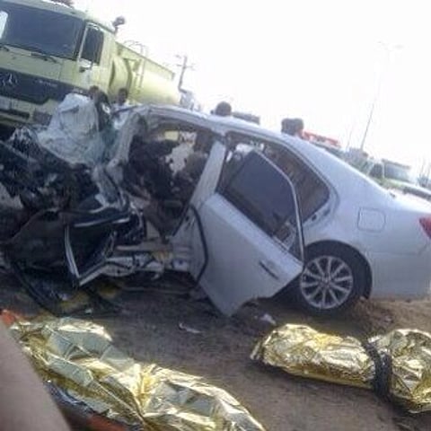 تصادُمٌ وجهاً لوجه يصرع 3 أشخاص في "ناوان المخواة"