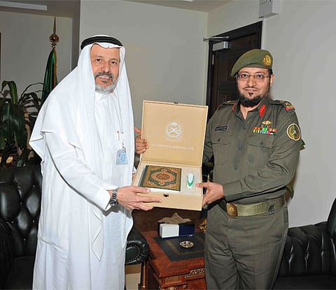 جامعة طيبة تُدَرّب منسوبي الشؤون الدينية بالقوات البرية