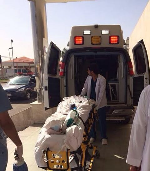 طائرة الإخلاء تنقل أحد أبناء "آل سليم" من نجران للرياض