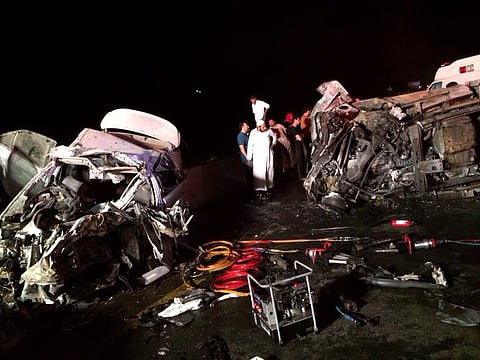 مصرع وإصابة 3 في حادث مروري مروّع بعقبة ضلع بعسير