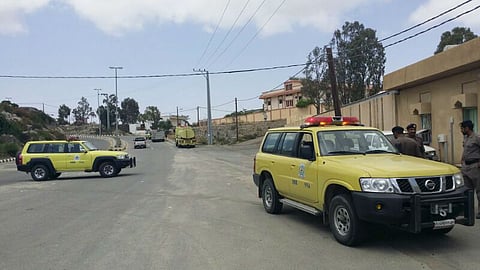 مديرة مدرسة بـ"بلجرشي" تسيطر على "ماس كهربائي" بدون إخلاء