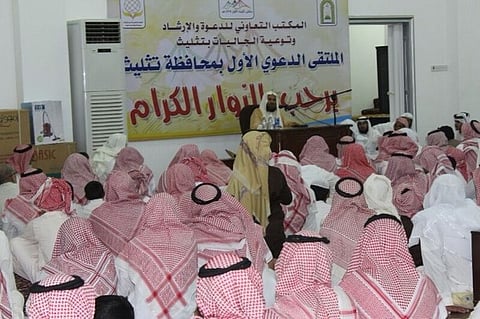 افتتاح المخيم الدعوي الأول بمحافظة تثليث