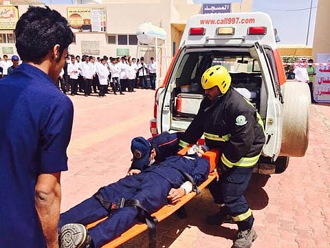 وفاة و 5 إصابات في خطة إخلاء وهمية بظهران الجنوب