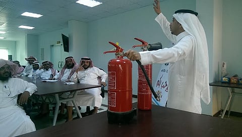 "تعليم جازان" يدرب منسقي مدارس العارضة على خطط الإخلاء