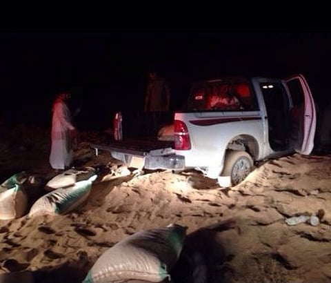 بالصور..القوة المشتركة تنقذ ثلاثيني جنوب "الدواسر"