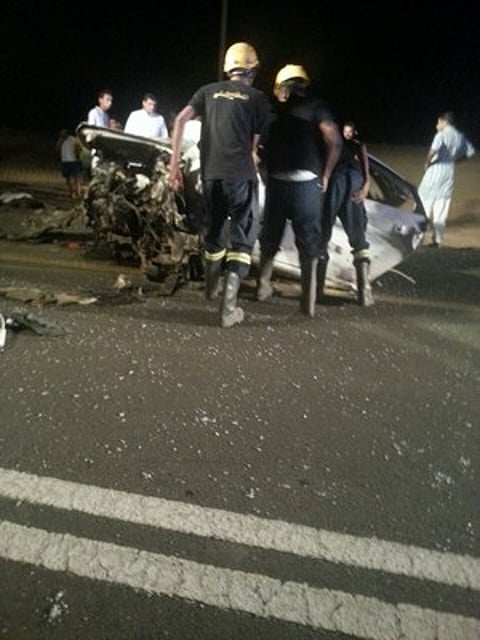 مصرع شخصين وإصابة 4 آخرين في تصادم رُباعي بجازان