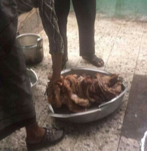 " بلدية الريث "تصادر مواد غذائية ولحوماً فاسدة بالمطاعم