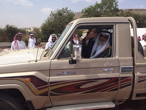 بالصور.. "لاندكروزر" هدية لـ"ابن البقعاء" في حفل تكريمه