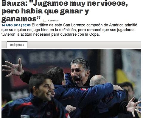 بالفيديو..الصحف "الأرجنتينية تتغنى بمدرب "النصر" السابق