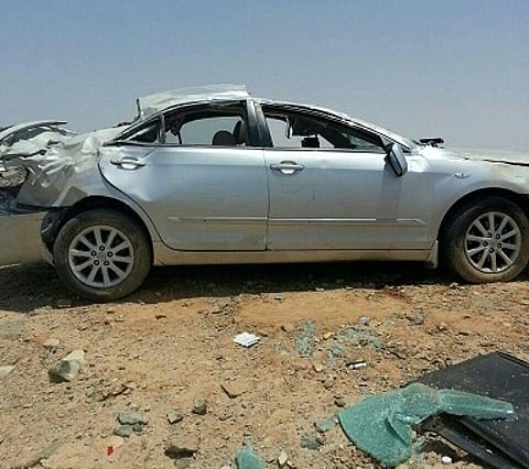 "غفوة" قائد "كامري" تتسبب في حادث مروري بـ"فيضة الطائف"