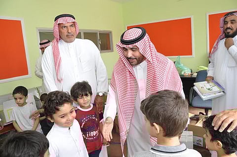 مدير تعليم حائل ومساعدوه يتفقدون استعدادات بداية العام الدراسي