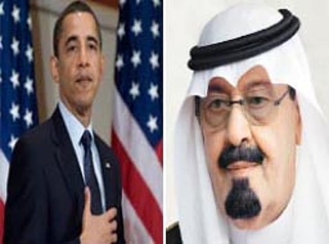 الملك يستعرض تطورات الأحداث مع الرئيس الأمريكي