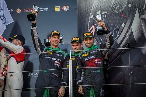 "الفيصل" يحقق كأس المركز الثالث في بطولة العالم لسباقات السيارات