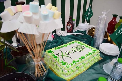 بالصور.. القسم النسائي ببلدية النماص يحتفل باليوم الوطني