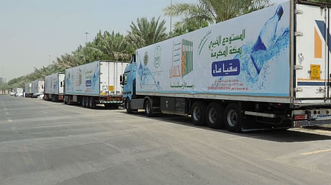 قافلة "الإحسان" تتحرك إلى "المشاعر" بـ 61 براد ماء