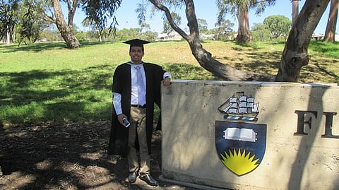 الماجستير لمبتعث بأستراليا عن محطة سكة الحجاز بالمدينة