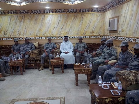 قيادات حرس الحدود يعزون في وفاة الجندي "الصالحي"