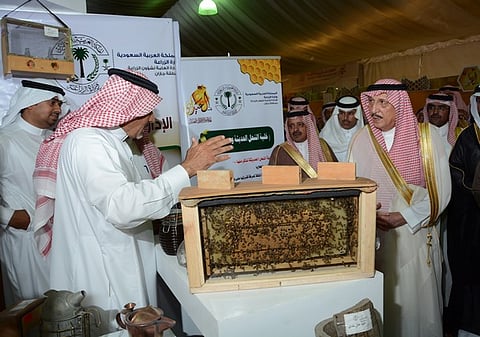 بالصور.. أمير جازان يدشن مهرجان العسل الأول بمحافظة العيدابي