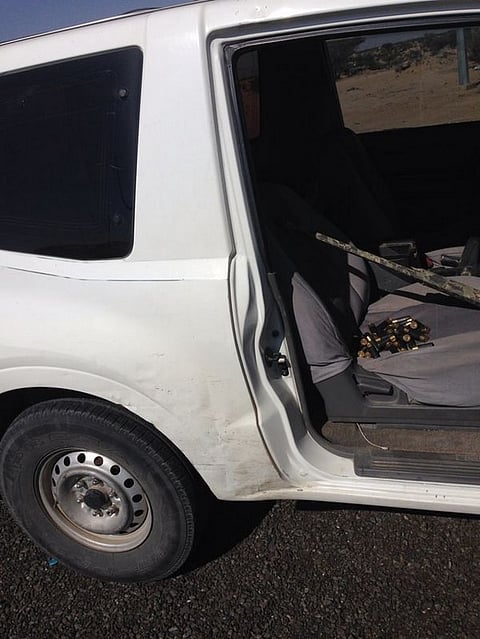 "سند" تضبط مواطناً بـ"شوزن" وطلقات قرب كوبري عشيرة