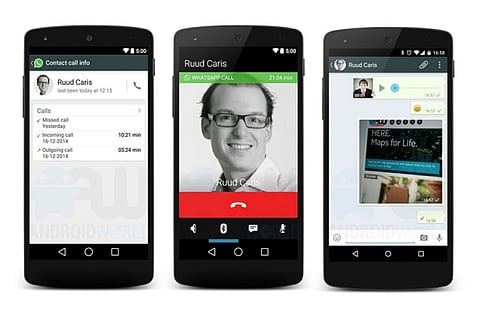 تسريب واجهات المكالمات الصوتية الجديدة لـ"واتسآب"