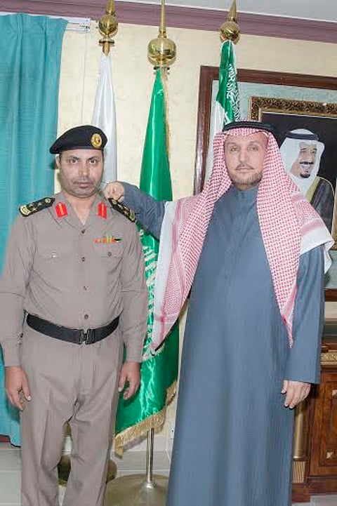 المطيري يتقلد رتبة "عميد" بمخدرات تبوك