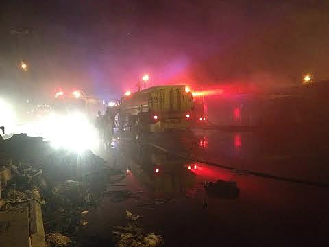 "مدني الخرج" يكافح حريقاً ضخماً في السوق الشعبية بالخالدية