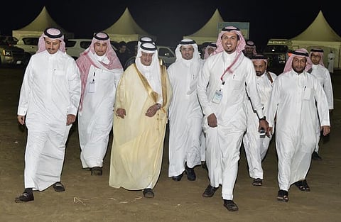 شاهد: تدشين "مهرجان الحريضة".. طائرات رياضية وعروض مسرحية