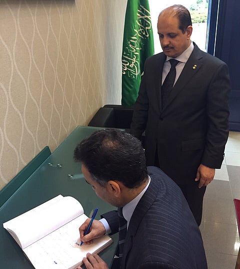 القنصل السعودي في جنيف يعزي في وفاة الملك عبدالله