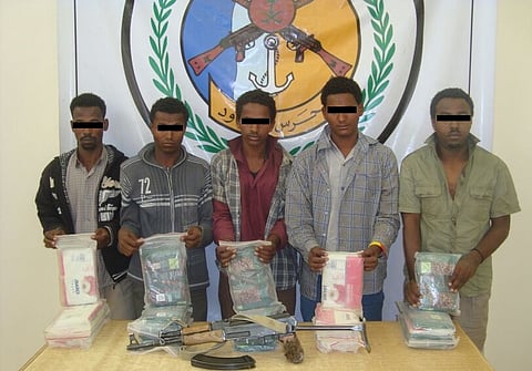 "حدود نجران" يضبط أسلحة نارية وذخيرة متنوعة وممنوعات