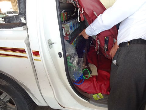 "جمرك الدرة" يُحبط تهريب ألف طلقة ذخيرة