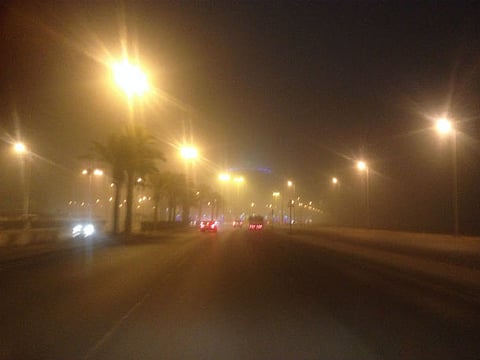 الآن.. موجة غبار تجتاح الخرج ومراكزها