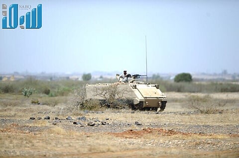 تبادل إطلاق نيران المدفعية بين قوات سعودية وميليشيات حوثية