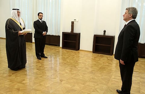 سفير المملكة في مقدونيا يقدم أوراق اعتماده