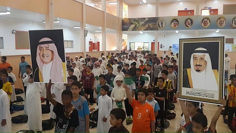 ابتدائية بنجران تتفاعل مع "عاصفة الحزم"