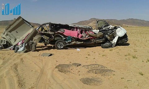 مساعدة مدير تعليم عفيف تواسي ذوي المعلمة ضحية حادث عفيف