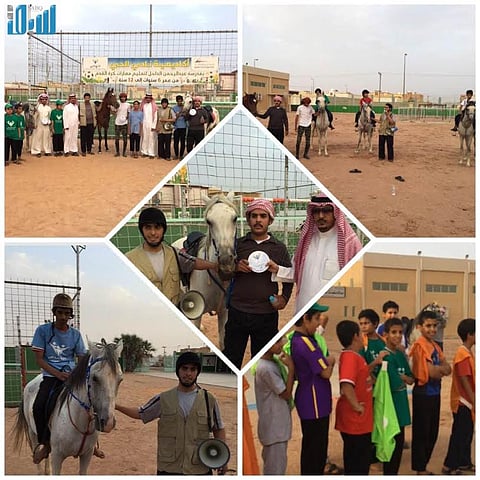 خطوة جديدة: نادٍ مدرسي بـ"عفيف" يعلِّم طلابه ركوب الخيل